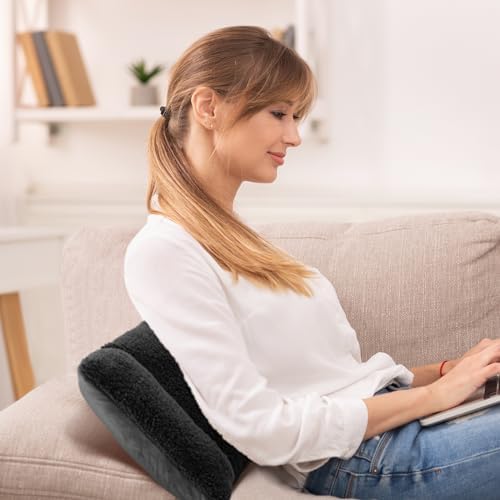 Queekay Fleece Lumbar Support Pillow 3 Section - Image 6