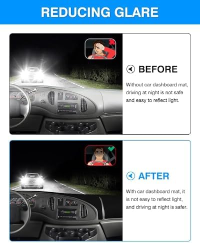 Autorder Dashboard Cover Mat for Ford E150 E250 E350 1997-2008/E450 2003-2008 - Image 4