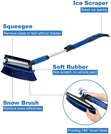 anngrowy 42" Ice Scraper Snow Brush - Image 6