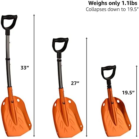 Crescent Moon Collapsible Snow Shovel - Image 3