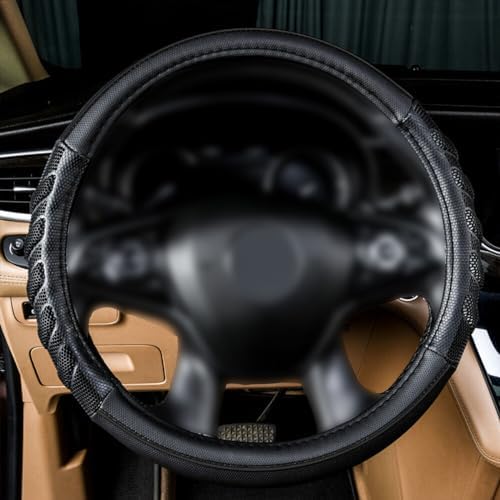 Flying Banner car Steering Wheel Cover Faux Leather Massage Universal fit 3D - Image 2