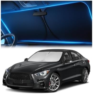 Magnelex Windshield Sun Shade for Infiniti Q50 2014-2024, Foldable Car Window by Magnelex