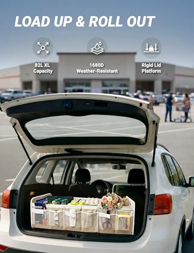 Car Trunk Organizer with Removable Lid - Image 2