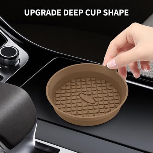 ME.FAN Car Cup Holder Coasters Silicone Cups Mats, Automotive Universal - Image 4