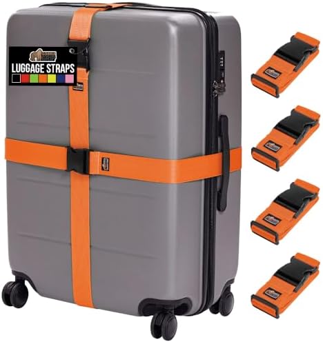 GORILLA GRIP Heavy Duty Luggage Straps by GorillaGrip