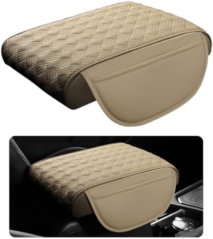 Car Armrest Cushion, 12.2"x8.3" Memory Foam Console Pad by Hbxdeco