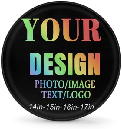 Custom Spare Tire Cover 14in Spare Wheel Covers Tire Storage Cover by YoYoYuchong