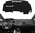 Dashboard Cover Dash Mat Fit for Ho-nda Civic 2011-2006, Car Dash Board Mat by KEYOOG