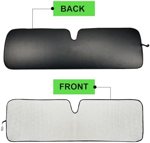Windshield Sun Shade for Jeep, Windshield Sunshade for Wrangler TJ JK JL - Image 3