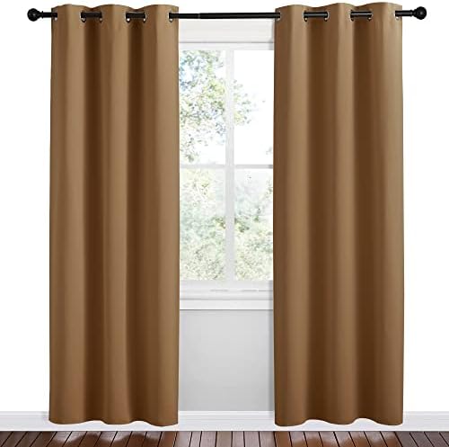 NICETOWN Sleek Blackout Curtains, 2 Panels, W42 x L78-inch - Image 2