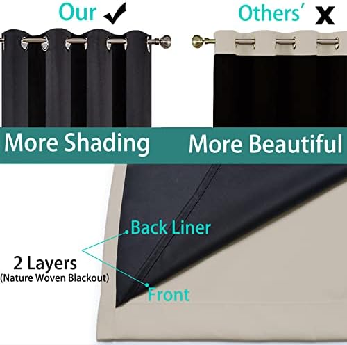 Yakamok Natural Blackout Curtains 63 Inches Long - Image 5