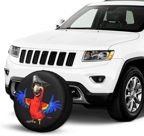 Parrot Pirate Spare Tire Cover Waterproof Sun Protection Fit 17 Inches - Image 6