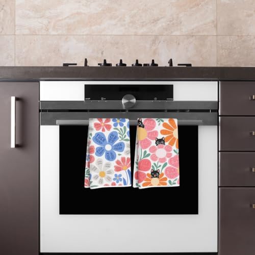 Cat Flowers Trump Decor Kitchen Towels Funny Gifts - Image 4