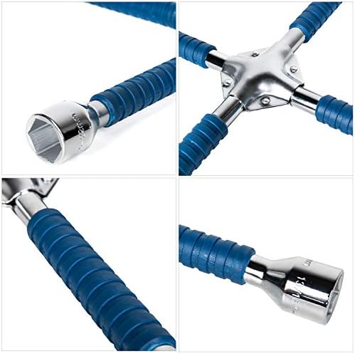 ETERNA Professional 16" Four Way Lug Wrench, Anti-slip Design Cross Wrench - Image 4