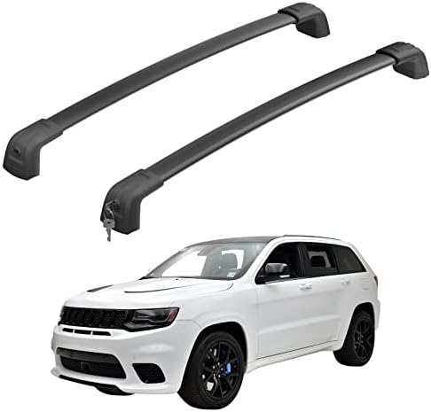 300lb Roof Rack Cross Bars Fit for 2011-2022 Jeep Grand Cherokee by HmmtyRack