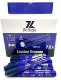 Zeluga 4.7in. x 0.47in. Hex Shape Industrial Lumber Marking Crayons by Zeluga