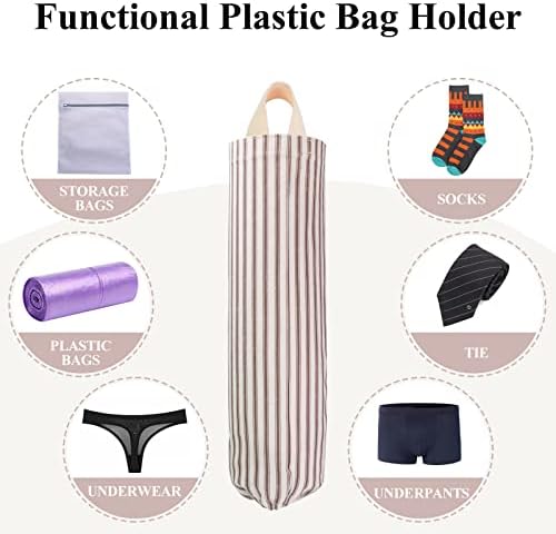 TOGETRUE Plastic Bag Holder, Wall Mount Grocery Bag Holder, Reusable Trash Bags - Image 5
