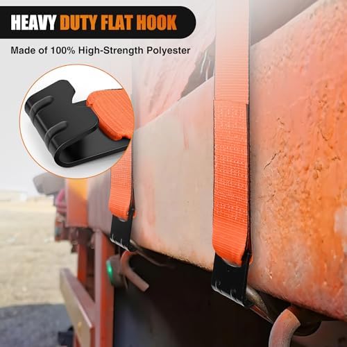Nilight Truck Straps 4”×30’ Heavy Duty 16800LBS Break Strength 10 Pack - Image 6