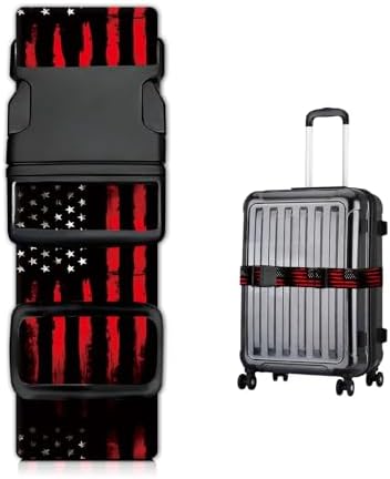 Luggage Straps for Suitcases, Heavy Duty Travel Belt by JYCardPKT