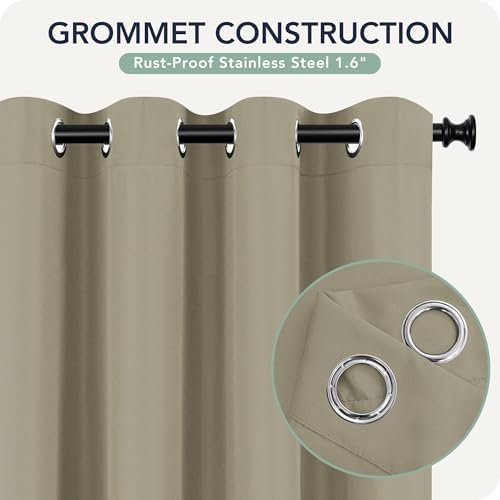 Gazebo Curtains Outdoor Waterproof 6 Panels, Patio Sun Shade - Image 5
