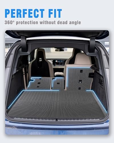 Cargo Liners Backrest Mat for BMW IX Accessories 2022-2025 - Image 3