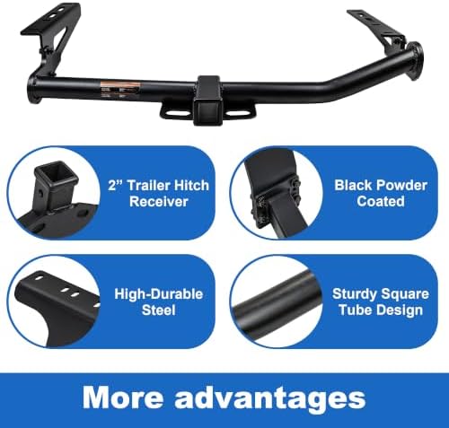 Class 3 Trailer Hitch Fits 2020-2026 Toyota Highlander Excluding XSE 13460 - Image 6
