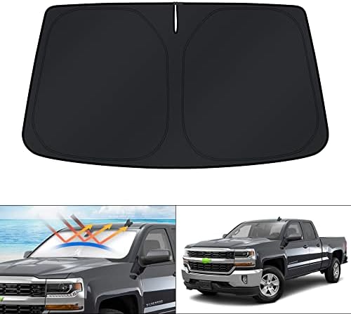 KUST Windshield Sun Shade for 1999-2006 Chevrolet Chevy Silverado/GMC Sierra by KUST