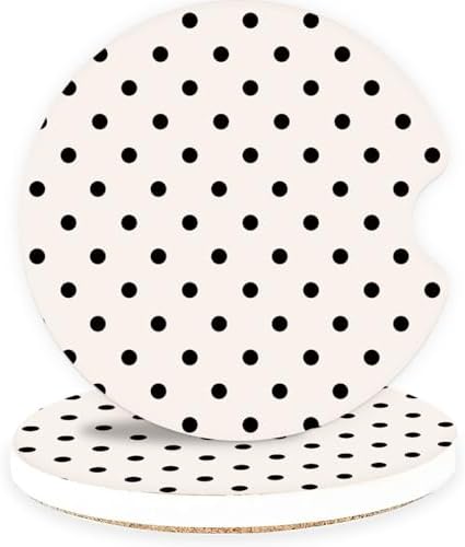 Ceramic Car Coasters – Absorbent Car Cup Holder Coaster Set by lethooly