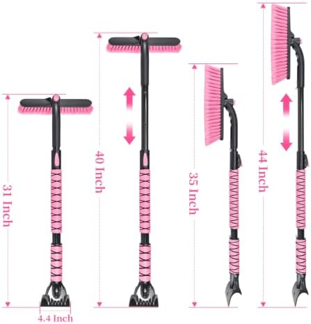 44 Inch Extendable Snow Brush for Car, Ice Scraper - Image 6