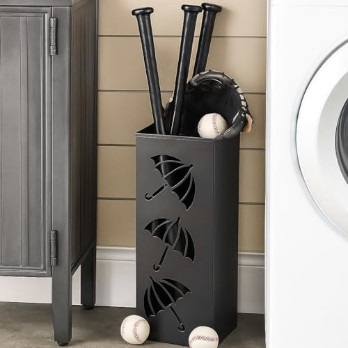 Okllen Metal Umbrella Holder, Square Umbrella Stand Rack - Image 7