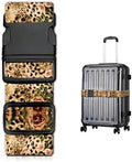 Luggage Straps for Suitcases, Heavy Duty Travel Belt by JYCardPKT