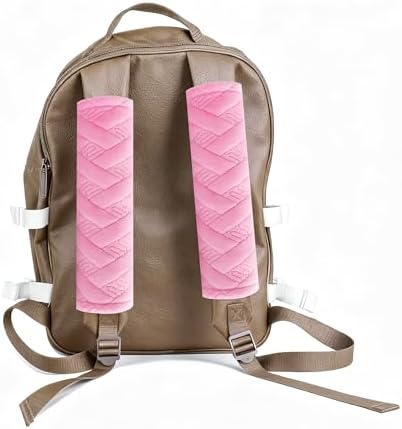 Amooca 2-Pack Braid Pattern Seat Belt Covers Shoulder Pads - Image 3