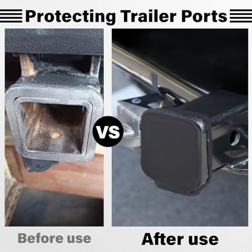 BFXM Trailer Hitch Covers, Tow Hitch Covers, Rubber Hitch Covers 2 Inch - Image 4