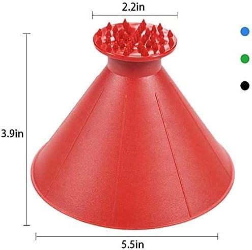 Round Windshield Ice Scraper, Magic Cone-Shaped Car Windshield Ice Scraper - Image 3