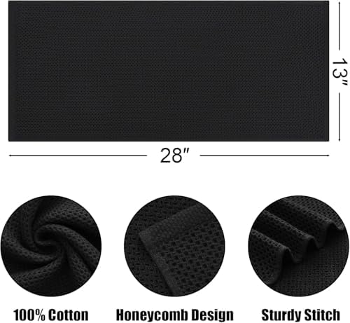 Kitinjoy 100% Cotton Waffle 12-Pack Kitchen Towels - Image 2