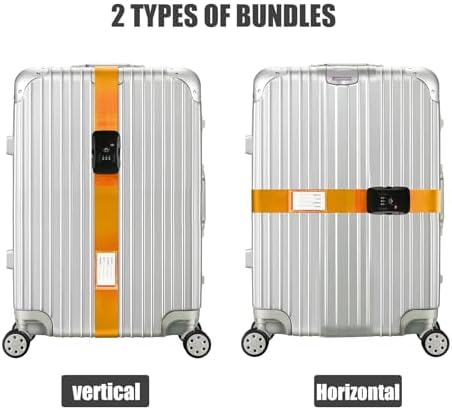 Veki Travel Luggage Straps for Suitcases, TSA Approved - Image 2