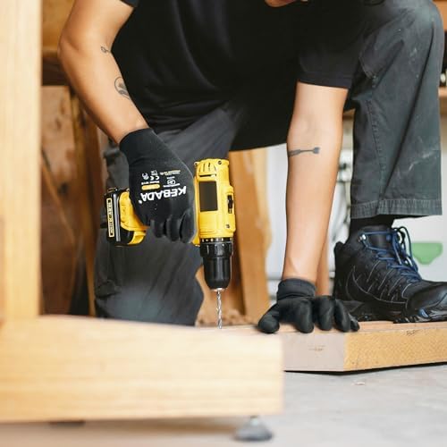 Kebada W1 Safety Work Gloves for Men Women, 120 Pairs Bulk Pack, PU Coated - Image 5