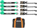 VEVOR Wheel Chock Tie-Down Kit, Tire-Style Tow Dolly Strap, Car Kit by VEVOR