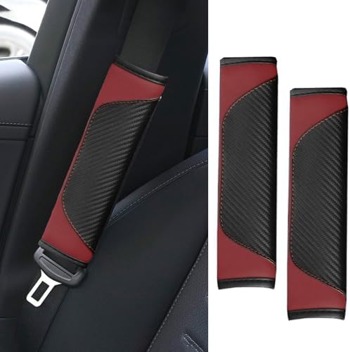 2PCS Car Seat Belt Cover Pads, Seatbelt Shoulder Cushion by ongfuwu