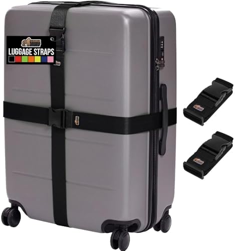 GORILLA GRIP Heavy Duty Luggage Straps by GorillaGrip