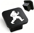 Hitch Cover Fits for 2 Inch Hitch Sasquatch Walk While Holding a Phone Towing by Unknown