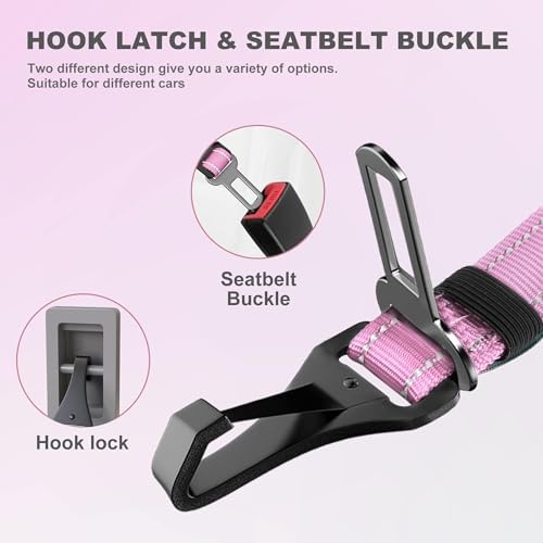 IOKHEIRA Dog Seat Belt 3-in-1 Car Harness - Image 2