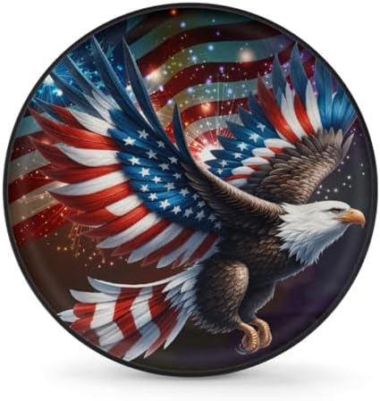 Eagle Spare Tire Cover 15in Spare Wheel Covers Tire Storage Cover by YoYoYuchong
