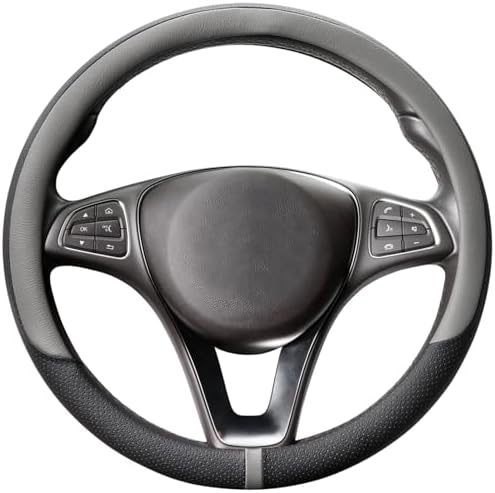 COFIT Breathable Car Steering Wheel Cover 15 inch Auto Universal Leather Wrap by COFIT