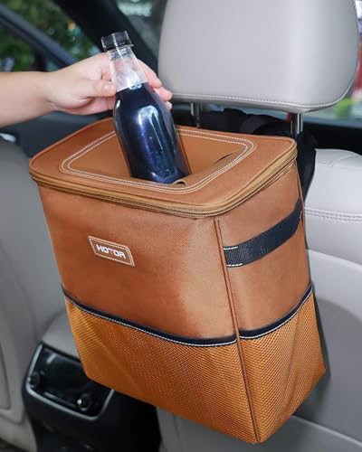 HOTOR Car Trash Can, Leakproof Car Organizer - Image 2