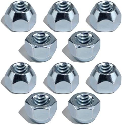 10pcs 1/2''-20 Trailer Lug Nuts Galvanized by GREPSPUD