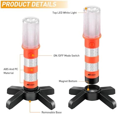 Nilight LED Emergency Roadside Lights - Image 2