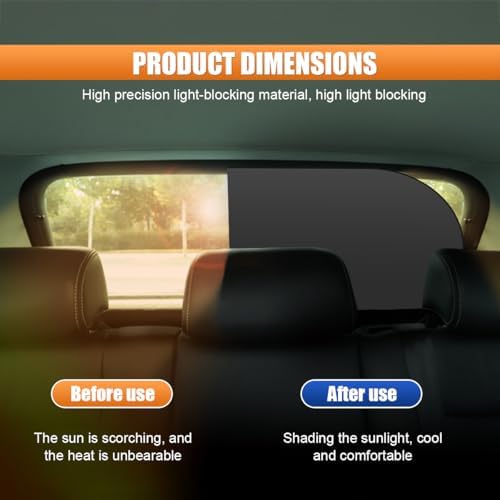 Car Rear Window Sunshade for Baby, Glare & UV Protection Rear Windows Sun Shade - Image 5