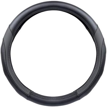 Motor Trend SportDrive Faux Leather Steering Wheel Cover, Standard 15 inch Size - Image 6
