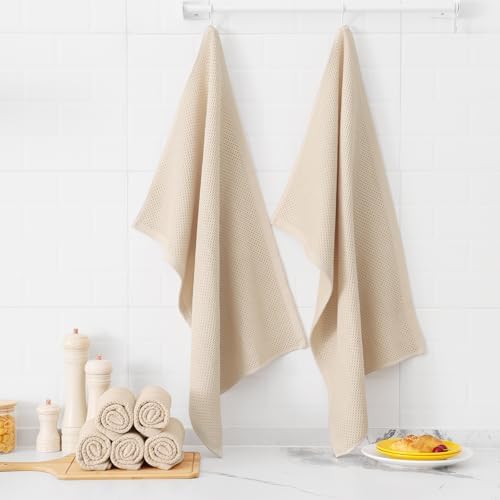 Kitinjoy 100% Cotton X‑Large 4-Pack Kitchen Towels - Image 6